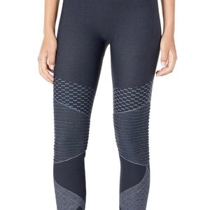 NWT Women's Spanx Seamless Moto Leggings Sz M Indigo Sky Blue 50200R